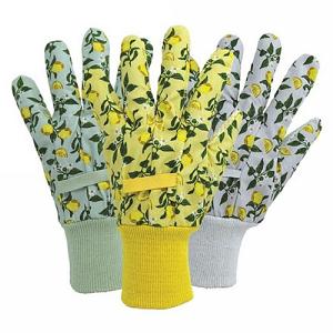 April Raven Sicilian Lemon Cotton Gloves 3 Pack
