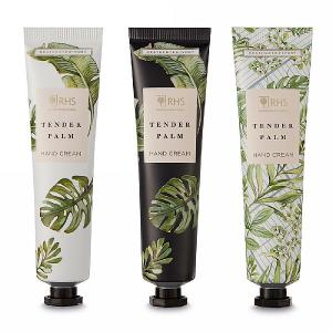 Heathcote & Ivory RHS Tender Palm Hand Cream Trio