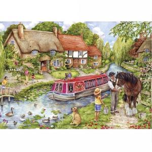 Gibsons Drifting Downstream 500 Piece Jigsaw Puzzle