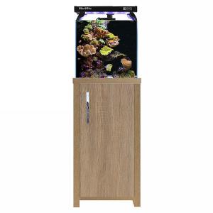 NanoReef 35 Complete Marine Aquarium & Nappa Oak Cabinet
