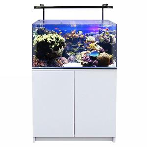 MiniReef 180 Marine Aquarium & White Cabinet