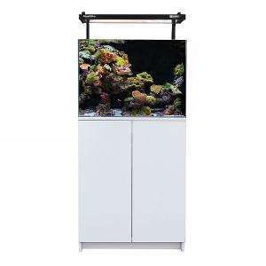 MiniReef 120 Marine Aquarium & White Cabinet