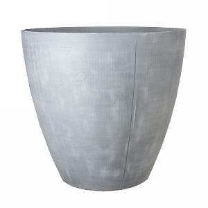 Beton Tall Round Planter Light Grey 53cm