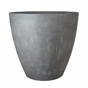 Beton Tall Round Planter Dark Grey 40cm