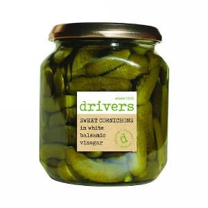 Driver's Cornichons in White Balsamic Vinegar 550g