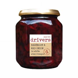 Driver's Beetroot & Red Onion in White Wine Vinegar 550g