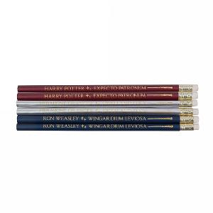 Harry Potter Wands Set of 6 Pencils