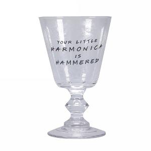 Friends Harmonica Wine Glass