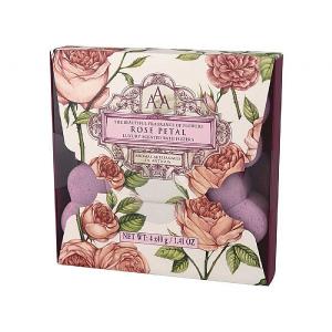 AAA Rose Petal Set of 4 Floral Bath Fizzers