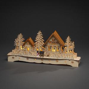 Konstsmide Small Alpine Village Silhouette (9 LEDs)