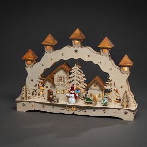 Konstsmide Alpine Town Silhouette Welcome Light (17 LEDs)