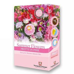 Pink Summer Flowers Seed Scatter Pack