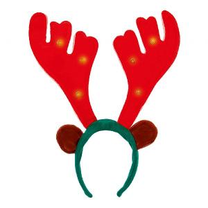 Premier Musical Light-Up Antlers 40cm