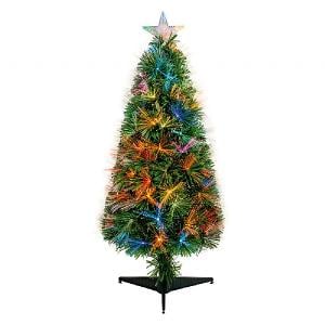 Premier 80cm Slim Fibre Optic Tree with Multi Colour LEDs