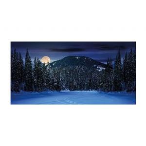 My Village Mountain Night Scene Cloth Background 150x75cm (MYP18)