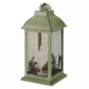 Green & Gold Yule Lantern