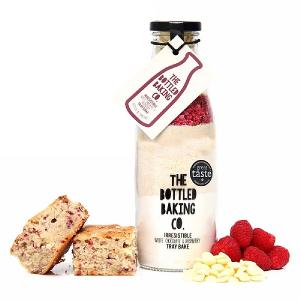 The Bottled Baking Co. White Chocolate & Raspberry Traybake Mix