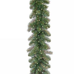 9ft Pre-Lit Bayberry Garland