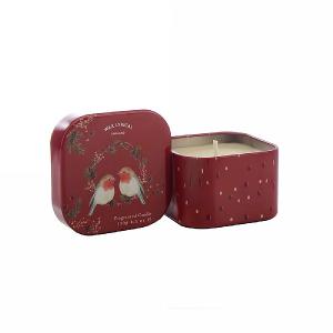 Wax Lyrical Holly Jolly Wax Filled Square Tin