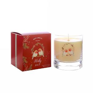 Wax Lyrical Holly Jolly Large Glass Candle