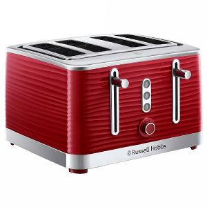 Russell Hobbs Inspire 4-Slice Toaster - Red