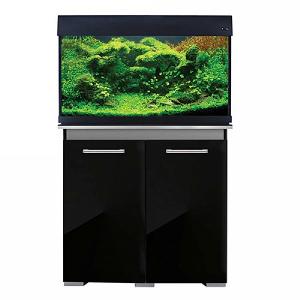 AquaVogue 135 Aquarium & Cabinet - Black Gloss