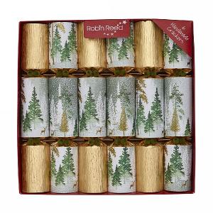 Robin Reed Enchanted 12" Christmas Crackers (Pack of 6)