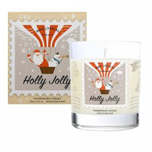Wax Lyrical Holly Jolly Glass Candle