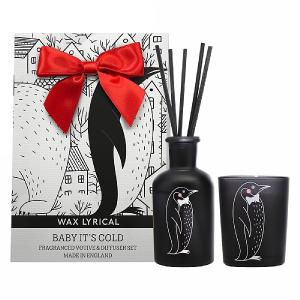 Wax Lyrical Baby It's Cold Outside Reed Diffuser & Votive Candle Gift Bag