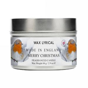 Wax Lyrical Merry Christmas Wax Filled Tin