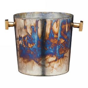 BarCraft Mercury Fire Glass Sparkling Wine Bucket
