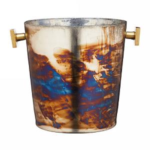 BarCraft Mercury Fire Glass Ice Bucket