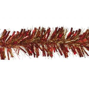 Festive Red & Gold Chunky Tinsel - 2m