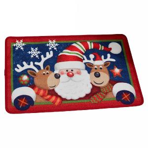 Three Kings Santa & Friends Washable Mat