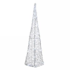 Lumineo 120cm Cool White LED Acrylic Pyramid (80 LEDs)