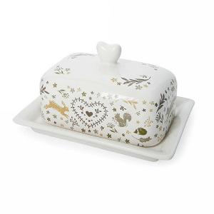 Cooksmart Woodland Covered Butter Dish