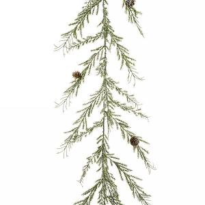 Iced Angel Pine Garland 180cm
