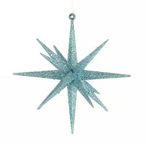 Blue Sparkle 3D Star Hanger 15cm