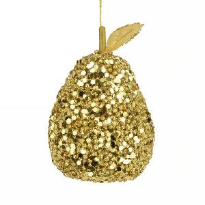 Shimmer Pear Hanger 8cm