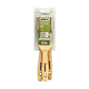 Ronseal Precision Finish Brush 3 Pack