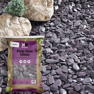 Kelkay Plum Slate 40mm Large Bag