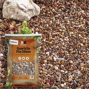 Kelkay Quartzite Pea Gravel 20mm Large Bag