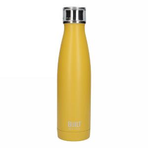 Built Stainless Steel Insualted Perfect Seal Bottle 480ml - Mustard