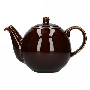 London Pottery Globe 2 Cup Teapot - Rockingham Brown