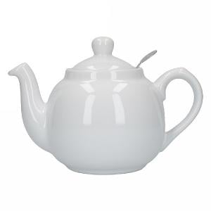 London Pottery Farmhouse 2 Cup Teapot - White