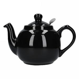 London Pottery Farmhouse 2 Cup Teapot Gloss - Black
