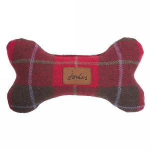 Joules Plush Red Tweed Print Toy
