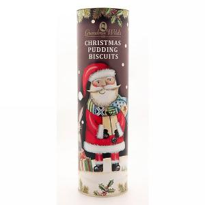 Grandma Wild's Giants Festive Santa Biscuit Tube 200g