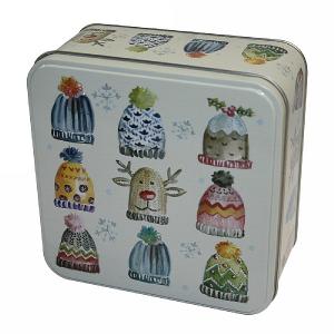 Grandma Wild's Christmas Hats Biscuits in Embossed Tin 160g