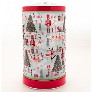 Grandma Wild's Embossed Musical Nutcracker Carousel Biscuit Tin 108g